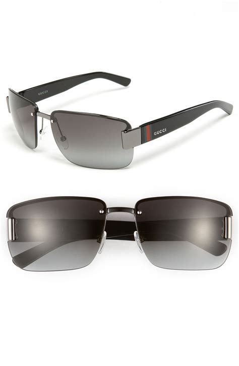 rimless sunglasses gucci